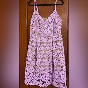 City Chic Lavender Lace Kids Dress